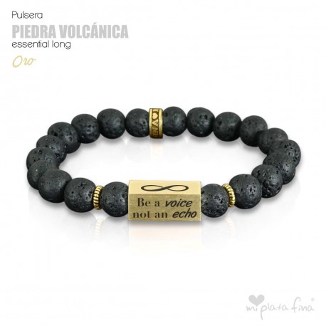 Pulseras Piedras Volcánicas Plata: Joyas con