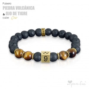 VOLCANIC GEMSTONE vs TIGER'S EYE Cube