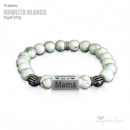 Pulsera HOWLITA BLANCA Royal Long