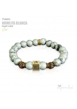 HOWLITA BLANCA Royal Cube ORO