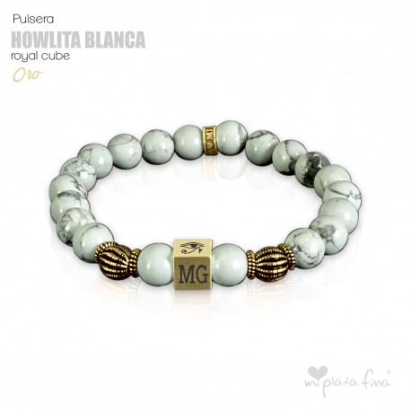 HOWLITE WHITE Royal Cube