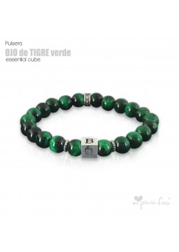 Pulsera OJO DE TIGRE VERDE Essential Cube