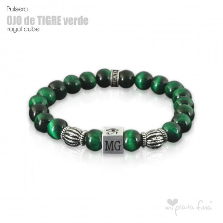 TIGER'S EYE GREEN Royal Cube
