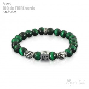 TIGER'S EYE GREEN Royal Cube