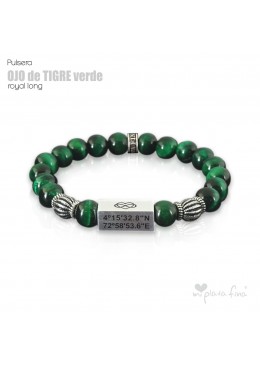 Pulsera OJO DE TIGRE VERDE Royal Long