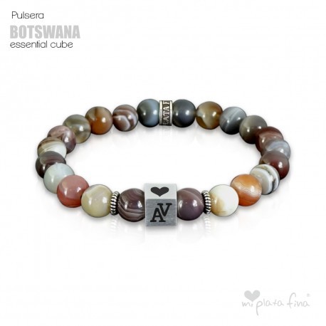 Pulsera ÁGATA BOTSWANA Essential Cube