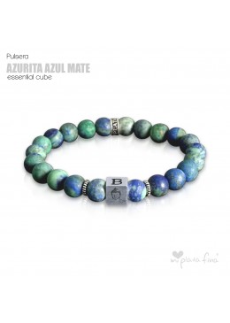 Pulsera AZURITA MATE Essential Cube