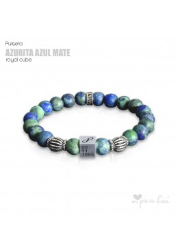 Pulsera AZURITA MATE Royal Cube