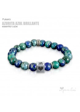 Pulsera AZURITA BRILLO Essential Cube