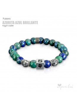 Pulsera AZURITA BRILLO Royal Cube