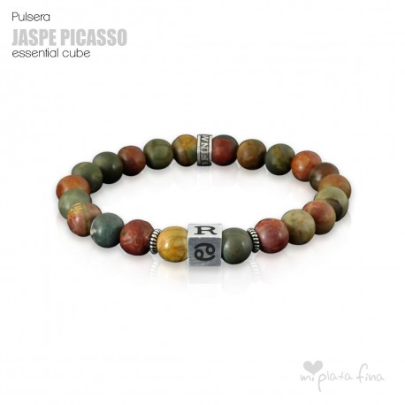 Pulsera JASPE PICASSO Essential Cube