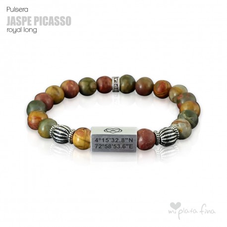 Pulsera JASPE PICASSO Royal Long