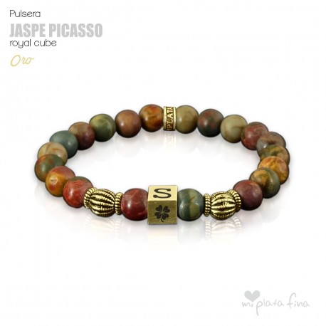 JASPE PICASSO Royal Cube ORO