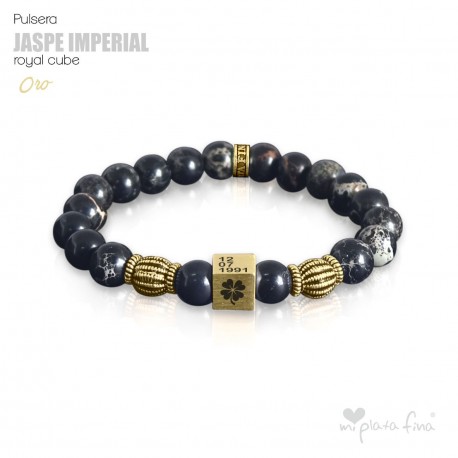 JASPE IMPERIAL Royal Cube ORO