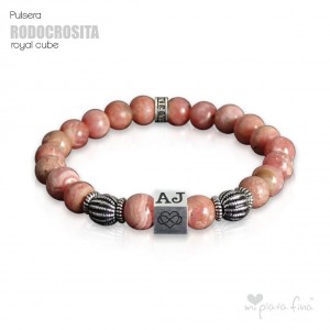 Pulsera RODOCROSITA Royal Cube