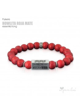 Pulsera HOWLITA ROJO MATE Essential Long