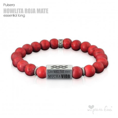 Pulsera HOWLITA ROJO MATE Essential Long