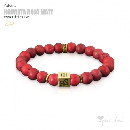 HOWLITA ROJA MATE Essential Cube ORO
