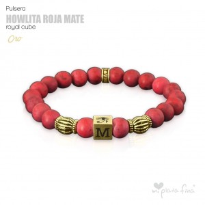 HOWLITE RED MAT Royal Cube