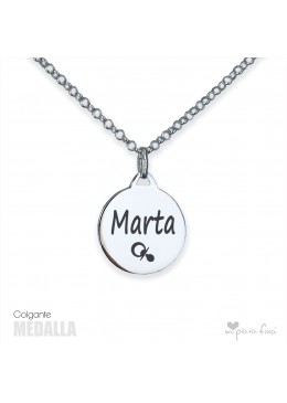 Necklace Silver MEDALLA