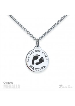 Necklace Silver MEDALLA
