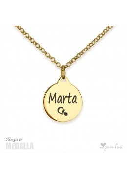 Necklace Silver MEDALLA