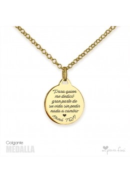 Colgante MEDALLA día de la MADRE