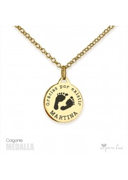 Colgante MEDALLA día de la MADRE