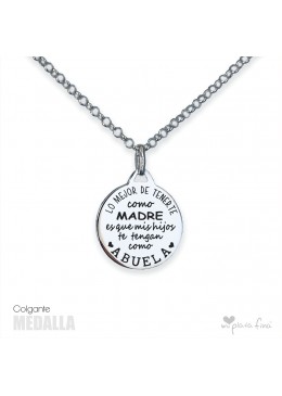 Necklace Silver MEDALLA