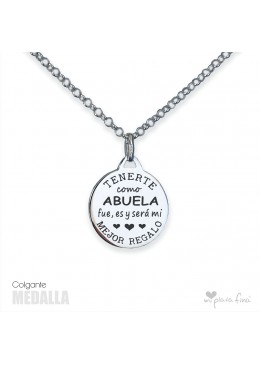 Necklace Silver MEDALLA