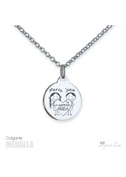 Necklace Silver MEDALLA