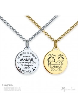 Necklace Silver MEDALLA