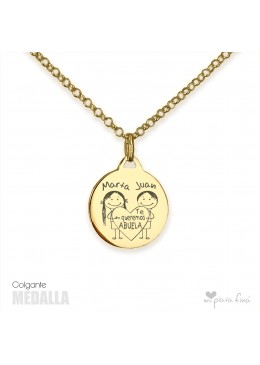 Necklace Silver MEDALLA