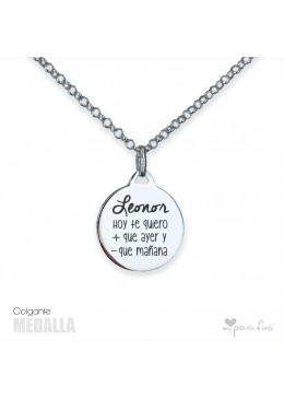 Necklace Silver MEDALLA