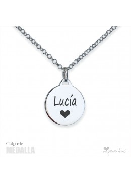 Necklace Silver MEDALLA