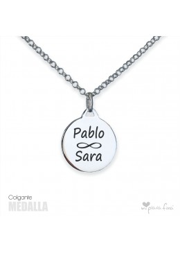 Necklace Silver MEDALLA