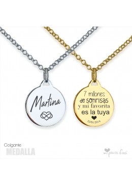 Necklace Silver MEDALLA