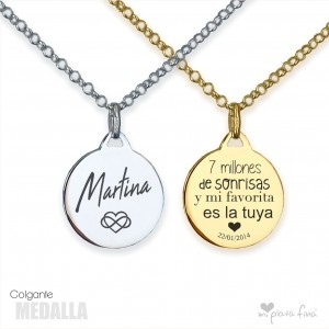 Necklace Silver MEDALLA