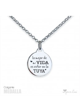 Necklace Silver MEDALLA