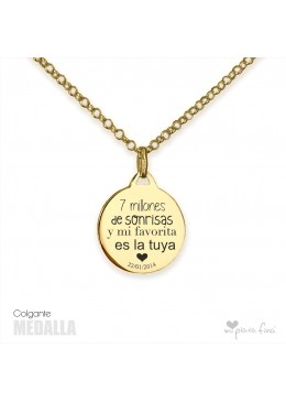 Necklace Silver MEDALLA