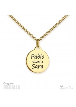Necklace Silver MEDALLA