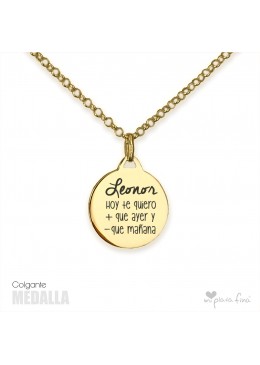 Necklace Silver MEDALLA