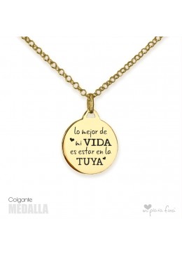 Necklace Silver MEDALLA