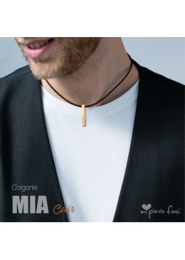 Necklace Bar MIA Cuir