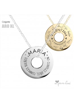 Necklace Solid Silver ARO XL RETIREMENT