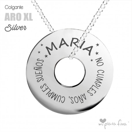 Necklace Solid Silver ARO XL RETIREMENT