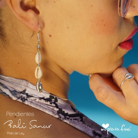 Pendientes BALI SANUR plata