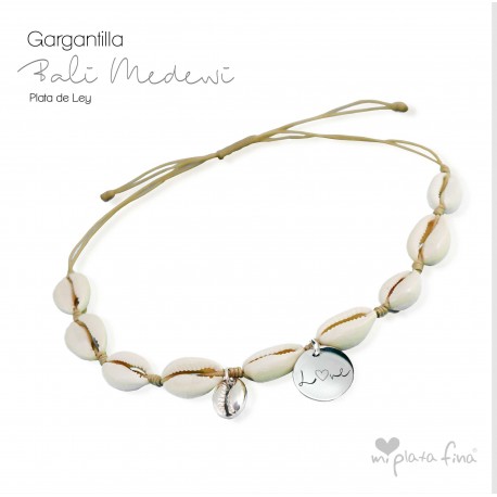Gargantilla BALI MEDEWI plata