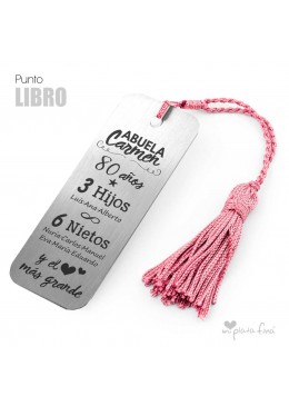 Marcapáginas personalizado para los Abuelos