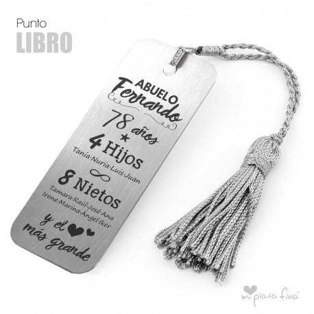 Marcapáginas personalizado para los Abuelos
